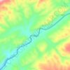 Pitayo topographic map, elevation, terrain
