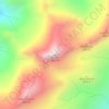 Piz Aul topographic map, elevation, terrain
