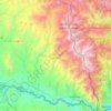 Ordubad District topographic map, elevation, terrain