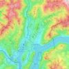 Lugano topographic map, elevation, terrain