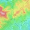 Mont Marcou topographic map, elevation, terrain