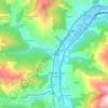 La Rozadieḷḷa topographic map, elevation, terrain