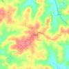 Dukes topographic map, elevation, terrain