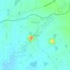 Polgahawela topographic map, elevation, terrain