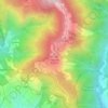 Monte Folgorito topographic map, elevation, terrain