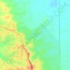 Pematang Obo topographic map, elevation, terrain