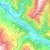 Tharāli topographic map, elevation, terrain