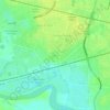 Gwari topographic map, elevation, terrain