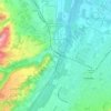 Veggia topographic map, elevation, terrain