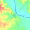 Balcones topographic map, elevation, terrain