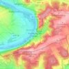 Homburg am Main topographic map, elevation, terrain