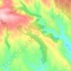 Santa Cruz de Abranes topographic map, elevation, terrain