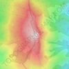 Monte San Petrone topographic map, elevation, terrain