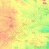 Ranchi topographic map, elevation, terrain