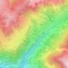 Le Praz topographic map, elevation, terrain