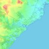 Porto Cristo topographic map, elevation, terrain