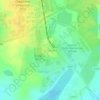 Oragadam topographic map, elevation, terrain