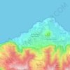Buenavista del Norte topographic map, elevation, terrain