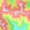 Kanatal topographic map, elevation, terrain