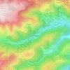 La Chamoche topographic map, elevation, terrain