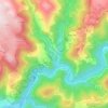 Ayssènes topographic map, elevation, terrain