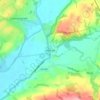 Hornby topographic map, elevation, terrain