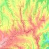 Trullo topographic map, elevation, terrain