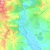 Santa Maria dos Olivais topographic map, elevation, terrain