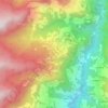 Kotghau topographic map, elevation, terrain