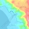 Bato topographic map, elevation, terrain