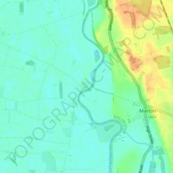 Littleborough topographic map, elevation, terrain