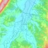 Moorefield topographic map, elevation, terrain