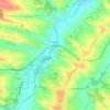 A l'Hermitage topographic map, elevation, terrain