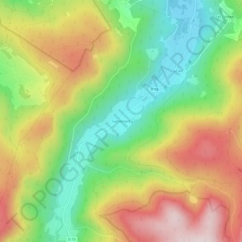 Sachemont topographic map, elevation, terrain