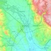 Olomouc topographic map, elevation, terrain