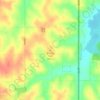 Albany Hill topographic map, elevation, terrain
