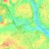 Arlington Knolls topographic map, elevation, terrain