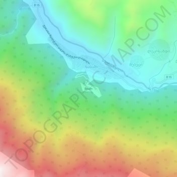rez. Muashi topographic map, elevation, terrain