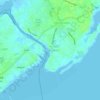 Suba-Basbas topographic map, elevation, terrain