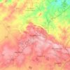 Krugersdorp topographic map, elevation, terrain