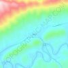 Hiltons topographic map, elevation, terrain