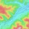 Hersbach topographic map, elevation, terrain