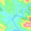 Athikkayam topographic map, elevation, terrain