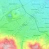 Tallaght topographic map, elevation, terrain