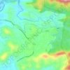 Peechi topographic map, elevation, terrain