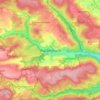 Waldenbuch topographic map, elevation, terrain