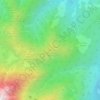 Gęsia Szyja topographic map, elevation, terrain