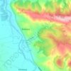 Rzeki topographic map, elevation, terrain