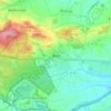 Belle topographic map, elevation, terrain