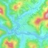 Lehnersiedlung topographic map, elevation, terrain